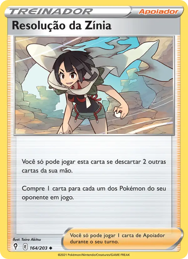 Resolução da Zínia – Pokémon TCG