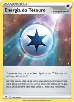 Energia do Tesouro – Carta Pokémon TCG