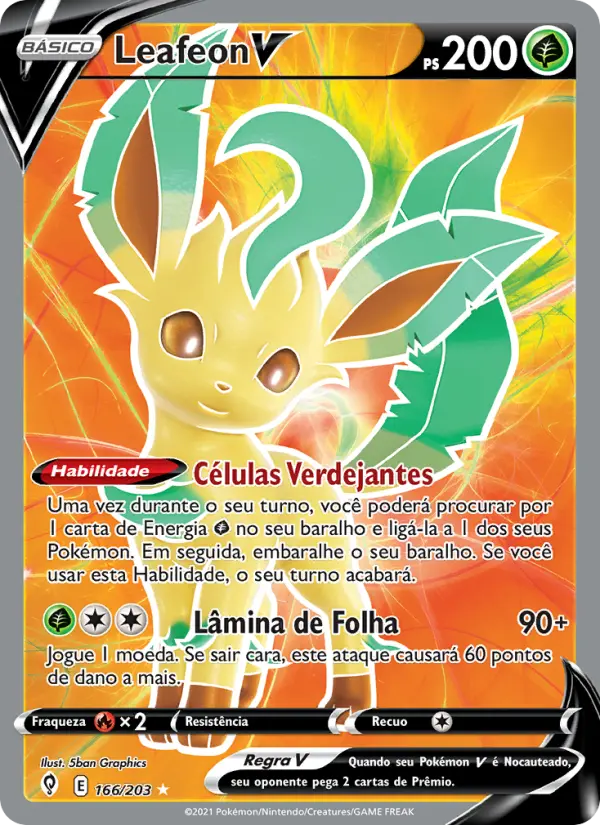 Leafeon V – Pokémon TCG