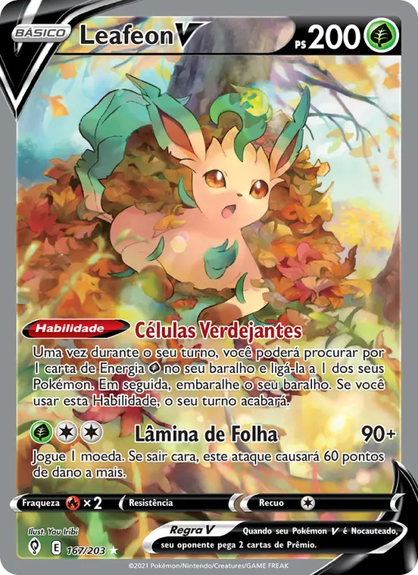 Leafeon V – Pokémon TCG