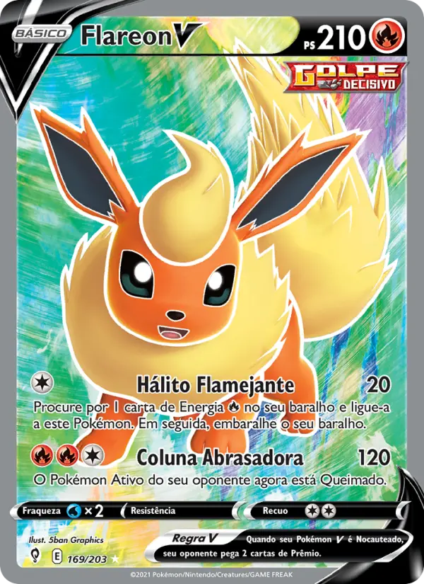 Flareon V – Pokémon TCG