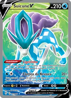 Suicune V – Carta Pokémon TCG
