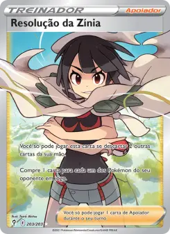 Resolução da Zínia – Carta Pokémon TCG