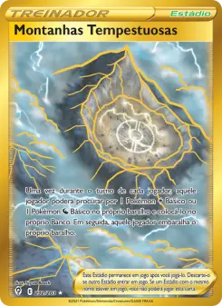 Montanhas Tempestuosas – Carta Pokémon TCG
