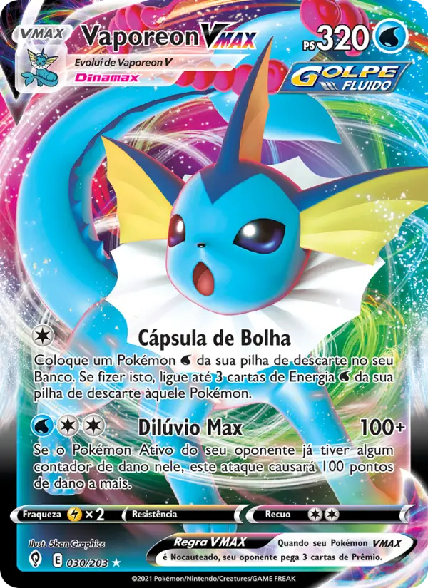Vaporeon VMAX – Pokémon TCG