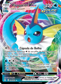 Vaporeon VMAX – Carta Pokémon TCG