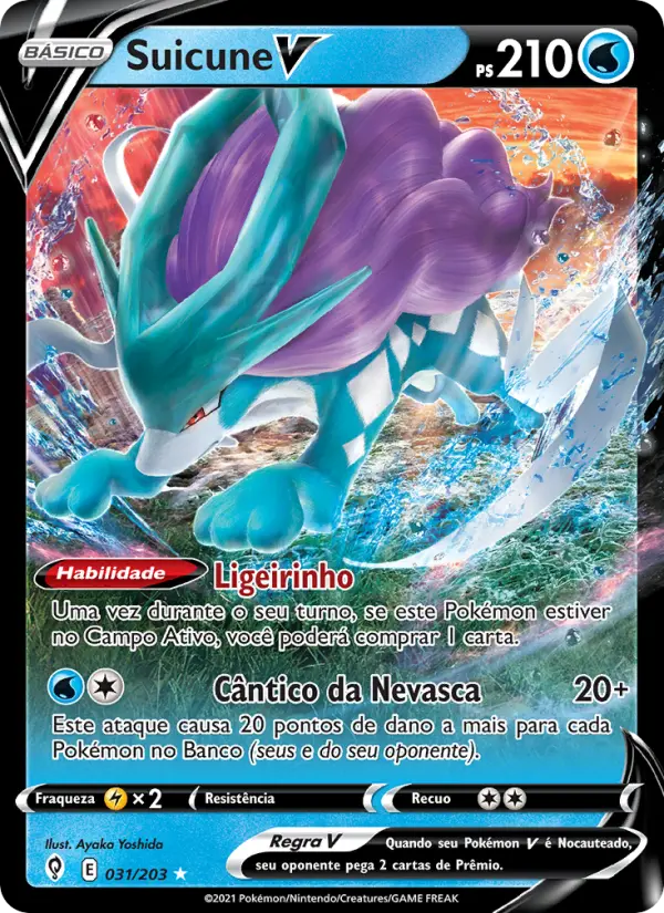 Suicune V – Pokémon TCG
