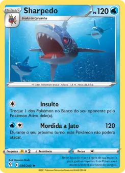 Sharpedo – Carta Pokémon TCG