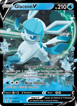 Glaceon V – Carta Pokémon TCG