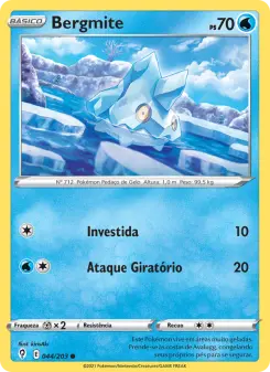Bergmite – Carta Pokémon TCG