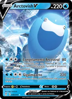 Arctovish V – Carta Pokémon TCG
