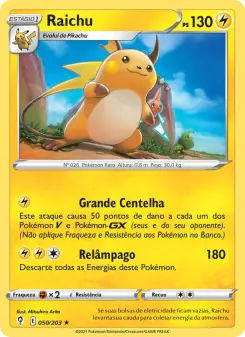 Raichu – Carta Pokémon TCG