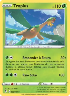 Tropius – Carta Pokémon TCG
