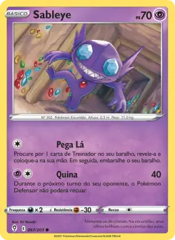 Sableye – Carta Pokémon TCG