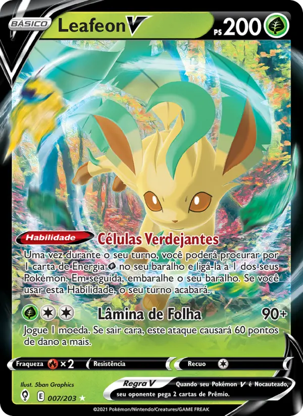 Leafeon V – Pokémon TCG