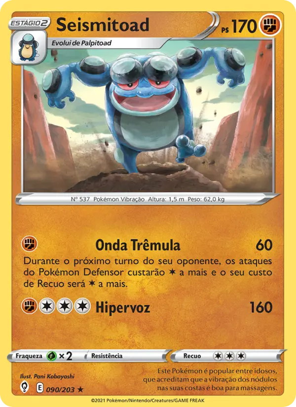 Seismitoad – Pokémon TCG