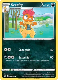 Scrafty – Carta Pokémon TCG