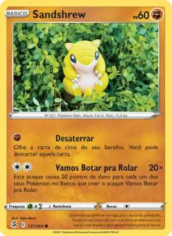 Sandshrew – Carta Pokémon TCG