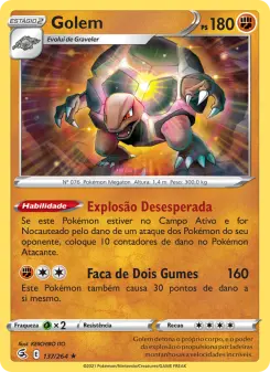 Golem – Carta Pokémon TCG