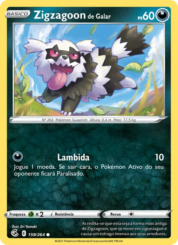 Zigzagoon de Galar – Pokémon TCG