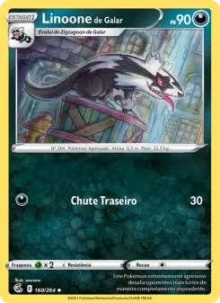 Linoone de Galar – Carta Pokémon TCG