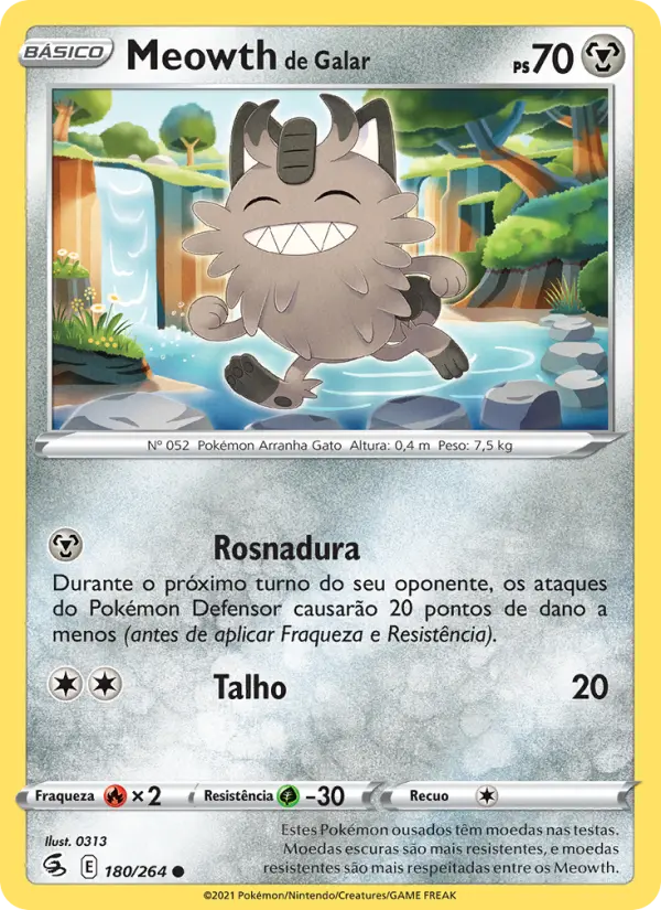Meowth de Galar – Pokémon TCG
