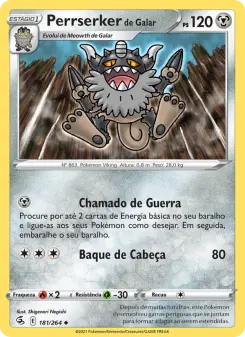 Perrserker de Galar – Carta Pokémon TCG