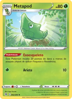 Metapod – Carta Pokémon TCG
