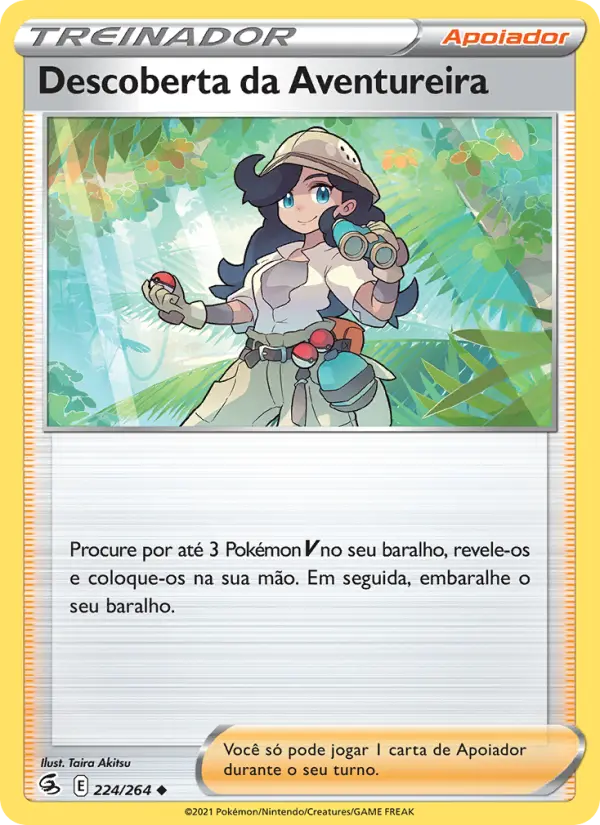 Descoberta da Aventureira – Pokémon TCG