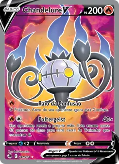 Chandelure V – Carta Pokémon TCG
