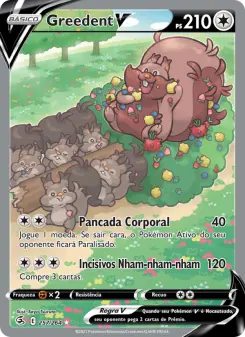 Greedent V – Carta Pokémon TCG