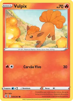 Vulpix – Carta Pokémon TCG