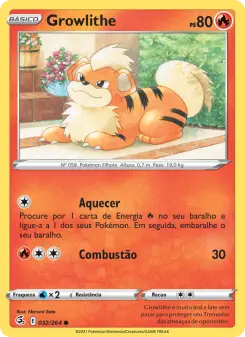Growlithe – Carta Pokémon TCG