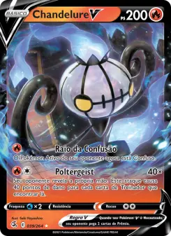 Chandelure V – Carta Pokémon TCG