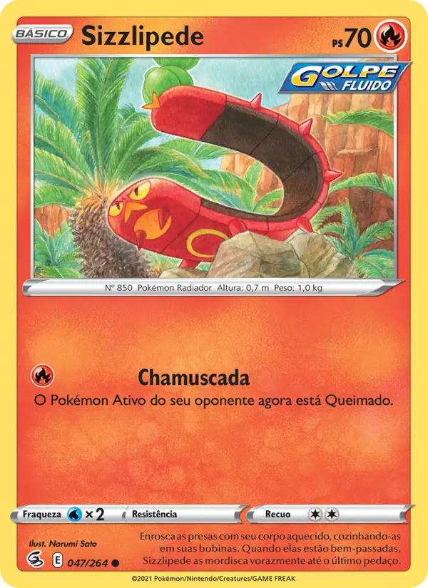 Sizzlipede – Pokémon TCG