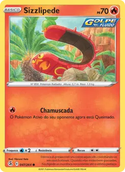 Sizzlipede – Carta Pokémon TCG
