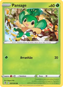 Pansage – Carta Pokémon TCG