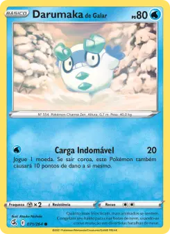 Darumaka de Galar – Carta Pokémon TCG