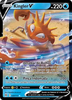 Kingler V – Carta Pokémon TCG