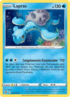 Lapras – Carta Pokémon TCG
