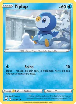 Piplup – Carta Pokémon TCG