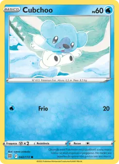 Cubchoo – Carta Pokémon TCG