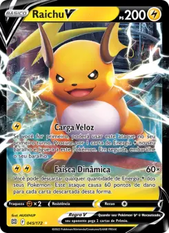 Raichu V – Carta Pokémon TCG