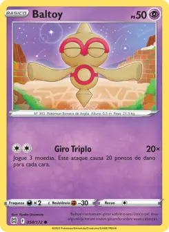 Baltoy – Carta Pokémon TCG