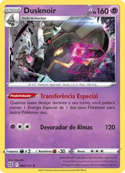 Dusknoir – Carta Pokémon TCG