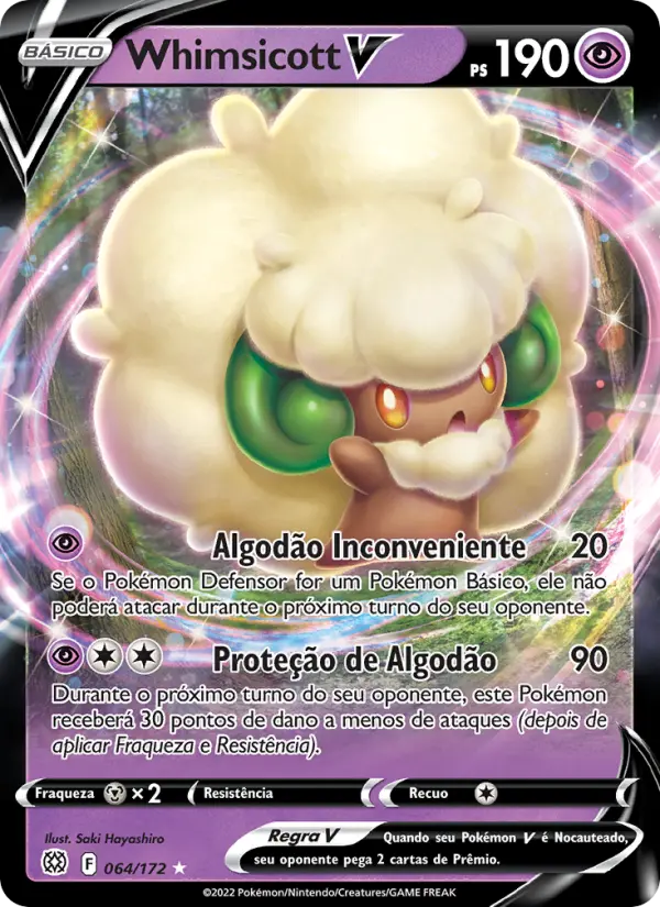 Whimsicott V – Pokémon TCG