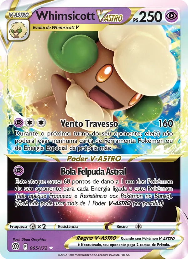 Whimsicott V-ASTRO – Pokémon TCG