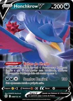 Honchkrow V – Carta Pokémon TCG