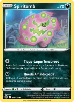 Spiritomb – Carta Pokémon TCG