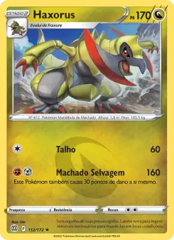 Haxorus – Carta Pokémon TCG